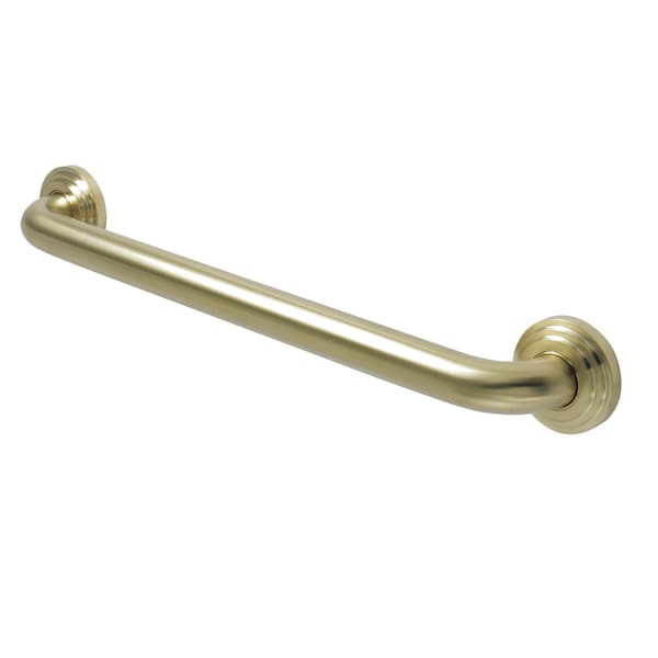 Milano Contemporary Grab Bar, 20-13/16" L, Brass, Brushed Brass DR214187 - main